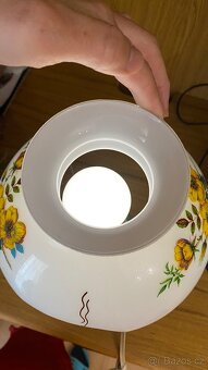 Krásná starožitná stolní lampa retro elektrická - 2