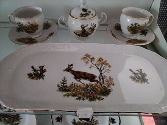 Myslivecký set porcelán Bernadotte - 2