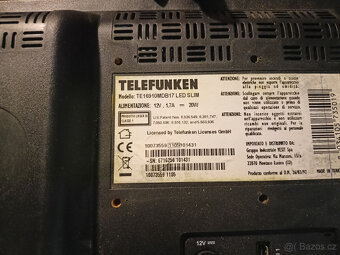 TV Telefunken 17" 12V s DVD - 2