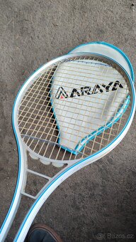Vintage tenisova raketa Araya - frezovany hlinik - 2
