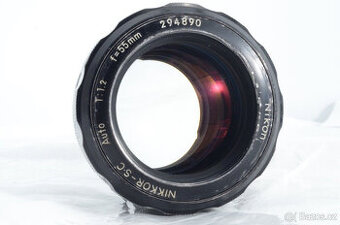 Nikon F se vzácným objektivem Nikkor 55 mm f/1,2 - 2