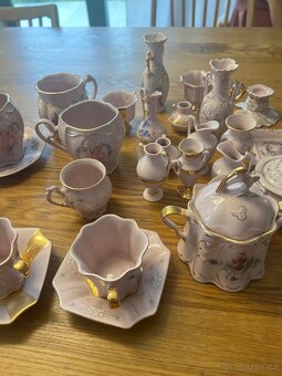 Růžový porcelán H&C, Rosa Chodov, 32ks - 2