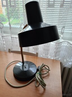 Retro černá lampa bakelit - 2