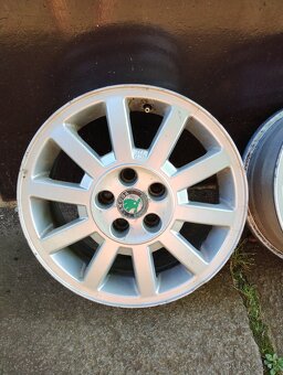 Alu kola 15" rozteč 5x100 Škoda , VW , Seat , Audi - 2