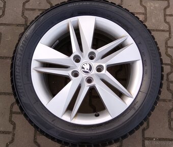 Zimní alu disky originální Škoda Superb III 5x112 R17 - 2