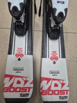 Dětské lyže WEDZE vel. 110cm + lyžáky vel. 22-23.5cm - 2