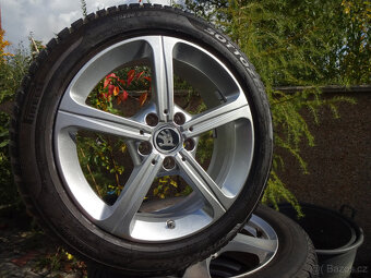 Octavia, Golf, Passat, Superb - zánovní zimní alu kola 17" - 2