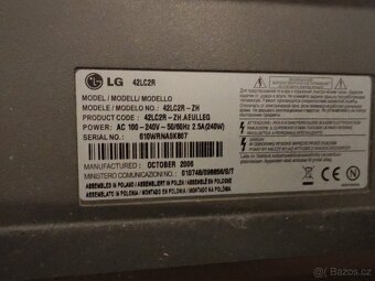 LG televize ( starší ) + setobox - 2