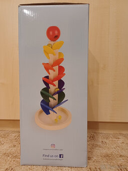 Dřevěná kuličková dráha se zvukem (Small Foot) - 2