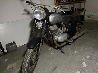 Jawa 250 kývačka s TP - 2