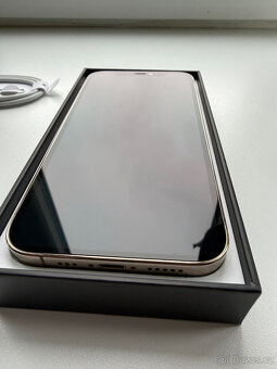 iPhone 12 PRO 128GB - GOLD 100% kondice baterie TOP stav - 2