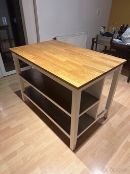 Kuchyňský ostrůvek- dub/bílý mat - 2