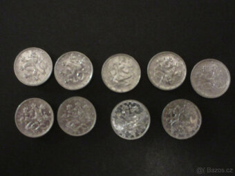 MINCE začínajícímu sběrateli- 9x 50 haléřů - 2