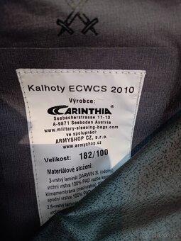 kalhoty ECWCS AČR vel 182/100 - 2