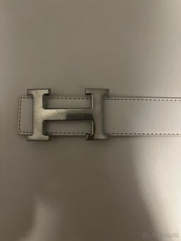 🐍 white hermès h-buckle belt set – ultimate summer flex ⚡️ - 2