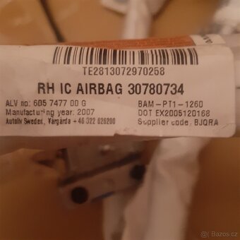 Volvo c30 airbagy - 2