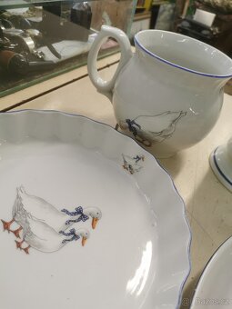 Český porcelán Thun. Husy - 2