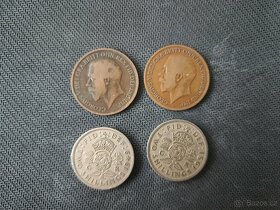Velká Británie - 2 shillings, 1 penny - 2