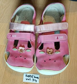 Fare Bare sandály růžové vel. 34 - 2
