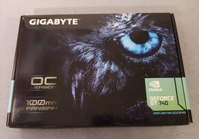 Nvidia Gigabyte GT 740 2 Gb, 1072/5400 Mhz s příslušenstvím - 2