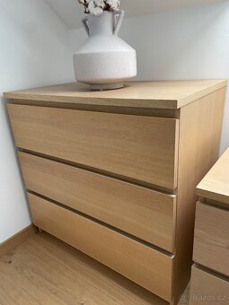 Nábytek série MALM, postel 160x200, komody - 2