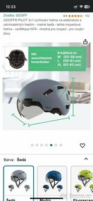 GOOFF PILOT 3v1 rychlostní helma pro moped nebo elektrokolo - 2