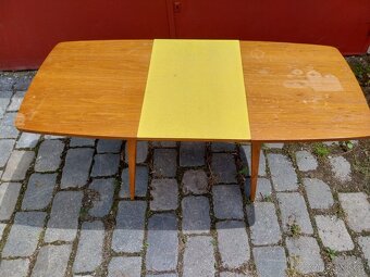 Rozkládací stůl retro 60léta pěkný stav - 2