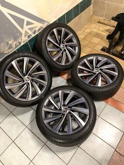Alu kola Škoda R18 5X112 LETNÍ PNEU 225/45 R18 PERSEUS - 2