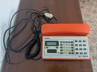 Prodám retro tlačítkový telefon Tesla ES 3658 - 2
