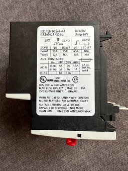 tepelné přetěžovací relé Siemens Sirius 3RU1116-1DB0 - 2
