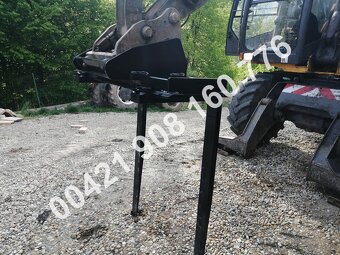 Prodám paletizační vidle na stroj Mecalac 10, 12, 8, 15 bagr - 2