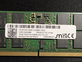 RAM DDR5 CSODIMM 6400MHz 32GB (2x16GB) - 2