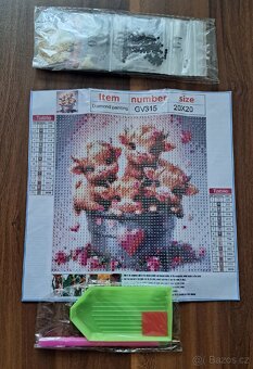 5D diamantove malování, telátko - 2