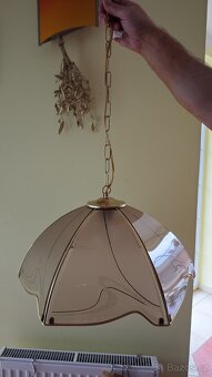 Prodám skleněný lustr ( stropní světlo) - 2