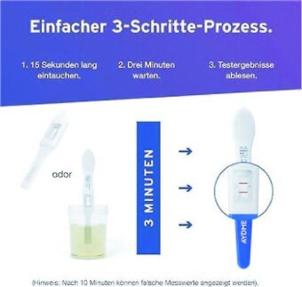 Ultracitlivý hCG těhotenský test,99% přesnost,10ks - 2