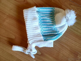 zimní dětská retro čepice čepička, 1-3 roky - 2