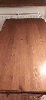 Stůl a židle rustikální z masívu - 2