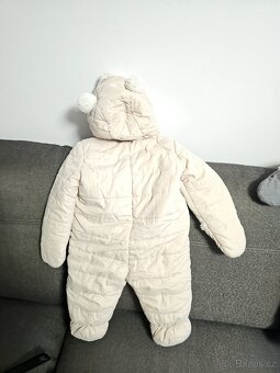 Krásná zimní dětská kombinéza, velikost 80 - skvělý stav - 2