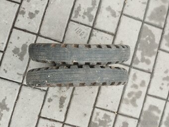 Ocelová pogumovaná kolečka - 2