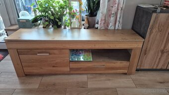Televizní stolek Dub Masiv - 2