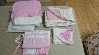 Set do postýlky – spací pytel, mantinel, peřinka, kapsář - 2