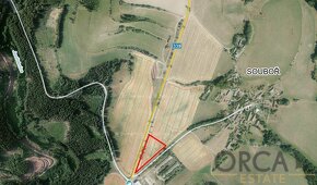Prodej 1,6 ha investičního pozemku v k.ú. Souboř - 2
