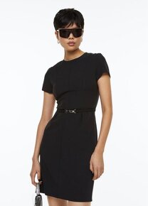 NOVÉ černé pouzdrové šaty H&M , vel.S (36) - 2