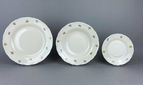 Porcelánová souprava 18 dílná, Házenka, český porcelán NOVÁ - 2