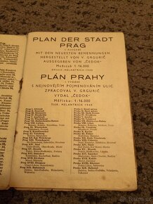 Mapa Prahy 1940 - 2