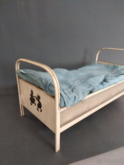 Postýlka cca 30cm pro panenky secesní - 2
