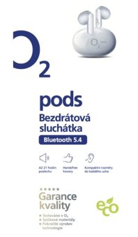 Sluchátka O2 Pods - nová - 2