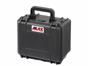 Nárazu, vodě, prachu odolný kufr MAX235/155 - černý s pěnou - 2