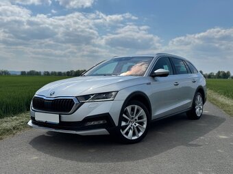 Octavia Scout 2.0TDI 147kW 4x4 DPH ČR 103tkm Tažné 2022 - 2