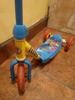 Dětská koloběžka tříkolka výška cca 66 cm - 2